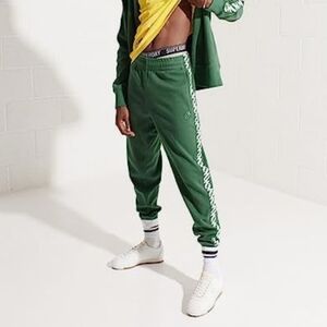 Superdry Men's Green Code Tape Trackpant‎ Track Pants Medium